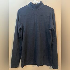 Swiss Tech Men's Dark Navy 1/4 Zip Performance Long Sleeve Pullover Size S